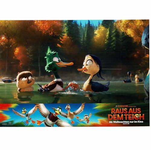 Raus aus dem Teich - Animation - 6 Aushangfotos - 21x29cm (2576)
