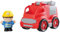 PLAY Feuerwehr Drehleiter MINI Spielfigur Einsatz Fahrzeug LKW +24M