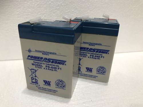 6V 4.5AH Rechargeable Battery for RC Model Toys, Boat, Hovercraft, 2 Pack