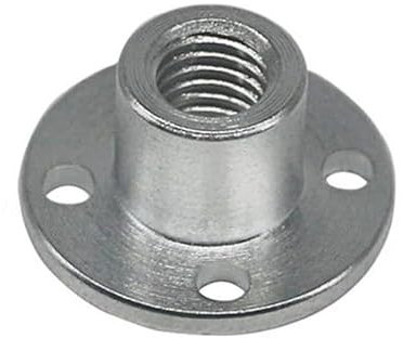 LTRAJUYNH 1Pc M6/M8 Rigid Flange Coupling electronic starter Guide Shaft Coupler electronic starter Connector Shaft Axis Bearing Fittings Flange Coupler(M8 Left Hand Thread)