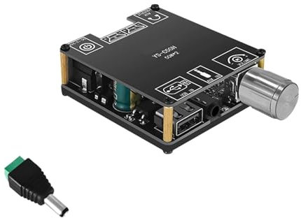 Module de carte d'amplificateur Bluetooth numérique - Double canal - 2 x 50 W - Niveau HIFI stéréo Bluetooth - Module d'amplificateur numérique TPA3116 - DC 5 V-27 V