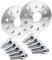 DZSFSTRHRRT Verbreiterte Spurverbreiterung Für VW Für Phaeton Für Tiguan Für Rabbit 2 STÜCKE 15mm/20mm Hubcentric Spurverbreiterungen 5x100 5x112 57,1mm 14X1,5 Wheel Spacers(20mm)