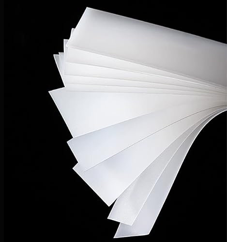 Copertura per balcone, impermeabile, per finestre, in plastica acrilica satinata, per patio, recinzione, tenda da sole, dimensioni personalizzate (122 x 200 cm)