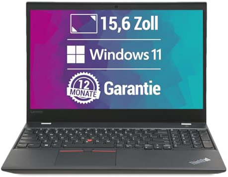 Lenovo ThinkPad T580 15,6 Zoll Full HD Laptop Intel Core i5-8350U@ bis zu 3,6 GHz 16 GB 256 GB SSD mit Windows 11 Pro & GRATIS Antiviren-Software inkl. 12 Monate Garantie (Generalüberholt)