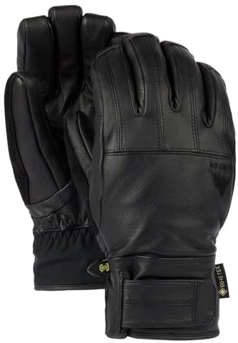 Burton - Gondy Gore-tex Herren-Skihandschuhe, Leder, True Schwarz, Herren – Größe M – Schwarz