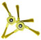 Roboter-Staubsauger 1 Paar Sidebrus, Kompatibel for LG Hom Bot VR6270LVM VR65710 VR6260LVM VR