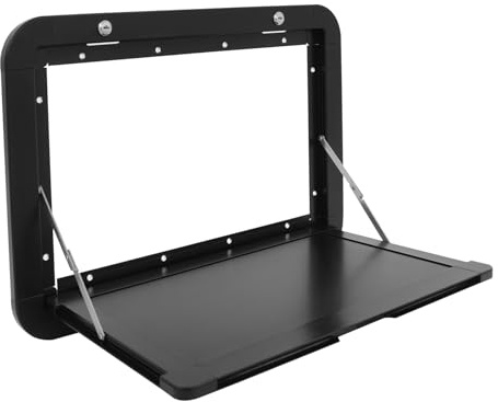 Treeisland Wohnmobiltische Klappbar Wandklapptisch für Wohnmobile, Aluminium-Legierung Wohnmobil Esstisch Faltbarer Wandtisch für Picknick, 60x42 cm