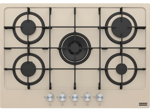 Franke FHMA 755 4G DC OA C Nero, Avena, Acciaio inox Da incasso 73 cm Gas 5 Fornello(i)
