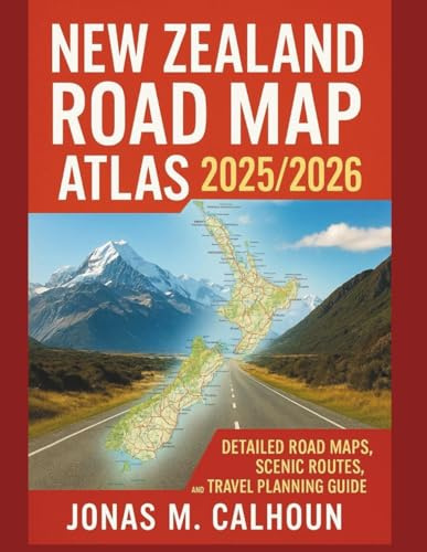 New Zealand Road Map Atlas 2025/2026: Detailed Road Maps, Scenic Routes, and Travel Planning Guide for Every Region of New Zealand