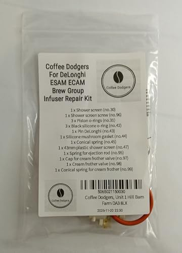 Coffee Dodgers For DeLonghi ESAM ECAM Brew Group Infuser Repair Kit