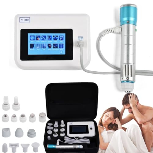 Máquina de Terapia de Ondas de Choque, Disfuncion Erectil Hombre Dispositivo Ondas de Choque Fisioterapia Aparato Masajeador para Calcificación, Espolon, Fascitis, Artritis