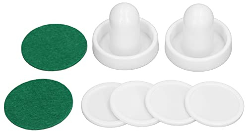 petjoyful 8 Stück 60 mm Air-Hockey-Drücker-Zubehör, hohe Schlagfestigkeit, langlebig, Tisch-Air-Hockey-Zubehör (Typ A)