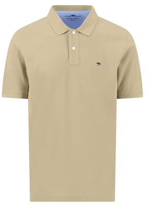 Poloshirt aus Baumwolle mit strukturierter Oberfläche Pistachio / 4XL