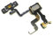 handywest Kompatibel mit iPhone 4S Lichtsensor Hörmuschel Power Button Flexkabel EIN Aus Schalter On Off Button Front Mikrofon