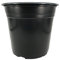 Nutley's 22cm Black Round Modiform 5 Litre Plastic Plant Pots - Pack quantity: 10