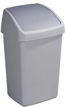 Sunware Delta Bin mit Schwingdeckel Einheitsgröße grau