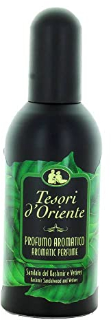 Tesori d Oriente Sandalo del Kashmir & Vétiver Lot de 3 flacons d'eau de toilette 100 ml