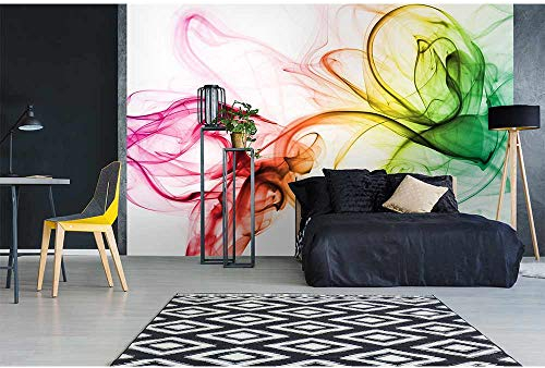 Vlies Fototapete WARMER RAUCH 375 x 250 cm | Vliestapete - Wandtapete inklusive Kleister | PREMIUM VLIES QUALITÄT
