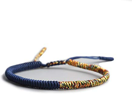 EXINOX Traditionelles tibetisches Buddhistisches Armband für Damen und Herren, One Size, ohne Stein, One Size, Ohne Stein