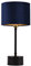 lux.pro Tischleuchte Klassisch 'Deventer' Blau 1xE14 Tischlampe Lampe Leuchte Nachttischlampe Leselampe