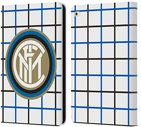 Head Case Designs Licenciado Oficialmente Inter Milan Fuera Kit de Escudo 2020/21 Carcasa de Cuero Tipo Libro Compatible con Apple iPad Air 2 (2014)