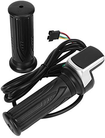 VGEBY Affichage de la quantité électrique LCD de poignée d'accélérateur de vélo électrique Poignée Électrique Draisienne Moovway Poignée Électrique Draisienne Moovway Chiciris Poignée Draisienne