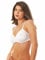 Istintiva Laura – Reggiseno Senza Ferretto in Puro Cotone Anallergico ad Elevato Comfort | Coppe morbide Non Imbottite | Spalline Regolabili | Bianco, Taglia 4C