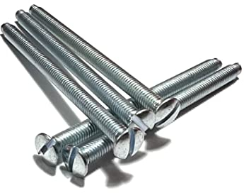M3.5 (3.5mm x 50mm) Slotted Raised Countersunk Electrical Socket Screws (Pack of 10)