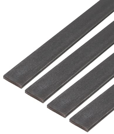 Alberts 423810 Flachstange | Stahl | 1000 x 15 x 5 mm | 4er Set