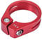 X AUTOHAUX 34.9mm Aluminium Alloy Bike Seat Post Clamp Seat Post Adapter Red