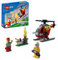 LEGO 60318 City Feuerwehrhubschrauber Feuerwehr-Spielzeug Für Jungen Und Mädchen Ab 4 Jahren Mit Feuerwehrmann Und Startbaustein