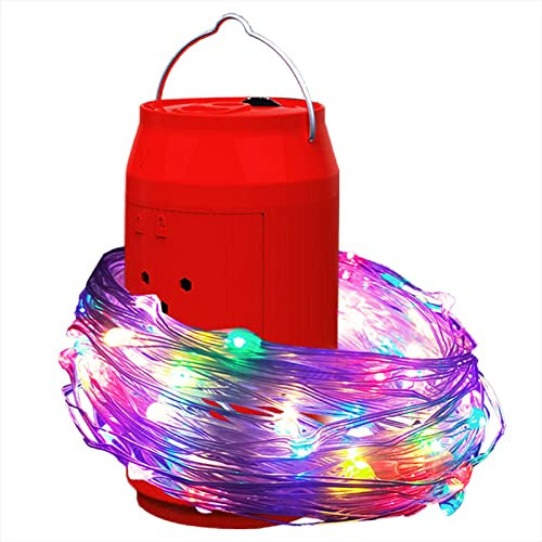 LED 10 Metri 100 Luci Acqua Salata Generazione di Energia Natale Nuova Energia Ip65 Impermeabile Esterno Flessibile Albero Sale Acqua Generazione di Energia Lampada di Rame