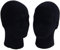 Schaufensterpuppe für Herren, Polystyrol, Schaumstoff, Schwarz, 2 Stück