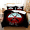 PTNQAZ Pink Floyd Bedding Set UK Rock Band Duvet Cover Comfortable Bedspreads Queen King Size Bedroom Decor (Single,1)
