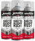 JENOLITE Directorust Spray Paint Satin Finish | Crimson Red | 1200 ml (3 x 400 ml) | Direct To Rust Spray Paint For Metal, Wood, Plastic, Ceramic | RAL 3027
