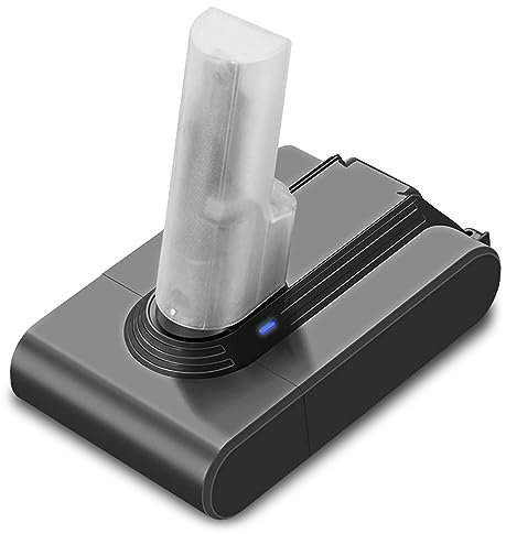 Lizone Batterie de rechange SV11 V7 21,6 V 5,0 Ah 108 Wh pour Dyson V7 21,6 V 2100 mAh 46 Wh 968670-06 Motorhead Animal Trigger HEPA Voiture + Bateau Absolute Nettoyeur sans fil V7 Batterie