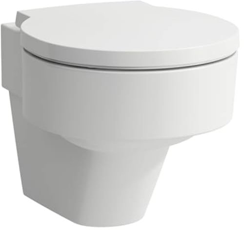 Laufen VAL Wand-WC, Tiefspüler, spülrandlos, 390x530mm, H820281, Farbe: Weiß Matt