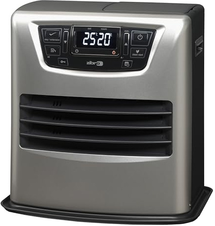 Zibro LC-4040 Poêle à Pétrole Électronique Laser, 4 kW, Argent et Noir, 170 m³, Portable