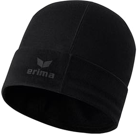 Erima Unisex Kinder stylische Funktions Beanie (2122405), schwarz, Kind