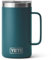 YETI Rambler Mug, Vacuum Insulated Stainless Steel Stackable Mug with Magslider Lid, Agave Teal, 24 oz (710 ml)