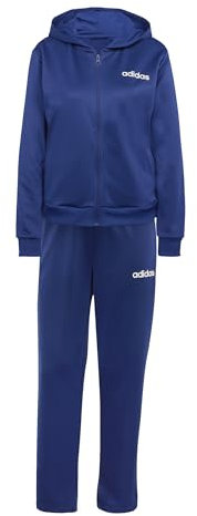 adidas Donna ESSENTIALS LINEAR TRACKSUIT, dark blue, L