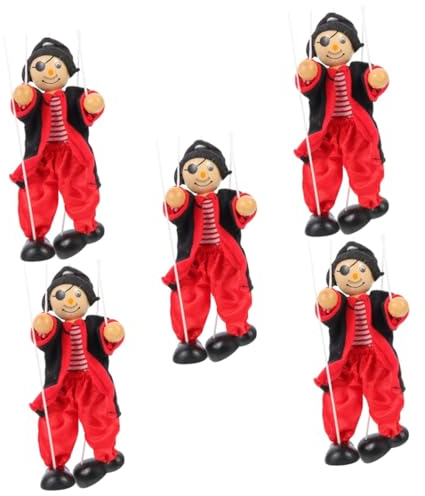ifundom 5st Marionette Piratenspielzeug Erwachsene Puppe Erwachsenenpuppe Für Jungs Juguetes Adultos Spielzeuge Puppen Kind Stoff Bauchredner Clown