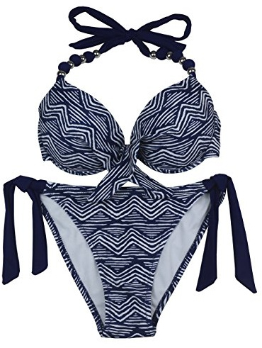 EONAR Femme Ensembles Deux Pieces Push-up Soutiens-Gorge Rembourrés à Armature(S,Zebra)