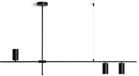 LEDKIA Pendelleuchte Metall Auzoa Schwarz