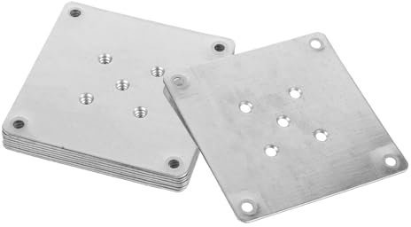 KONTONTY 8pièces Plaques De Fixation pour Meubles Support Métallique pour Canapé Et Tables Et Pratique