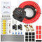 3m Split Charge Relay Kit, 12v 140Amp Smart Dual Battery Isolator, Voltage Sensitive Relay Kit with LED Screen Display for Campervan Van Truck SUV RV ATV UTV Boat