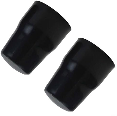 Uwithdanceme Radiator Valve Cap,Black General Plastic Radiator Cap,Push-Fit Plastic Radiator Cap Replacement Parts 25 * 36 * 20mm(2PCS)