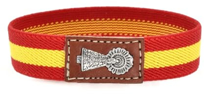 BDM Pulsera Virgen del Pilar | Diseño con la Bandera de España | Pulsera Ajustable para Hombre y Mujer | Amuleto de Protección y Fe | Regalo Original de Zaragoza