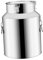F Fityle Pot de stockage de céréales de cuisine, baril en acier inoxydable avec couvercle, récipient de grande capacité pour grains de café, boîte à thé pour, 10l