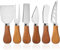YUANQIAN Charcuterie Board Accessories Spreader Knife Set Cheese Butter with Wooden Handles Mini Serving Tongs Spoons Forks Toothpick Flags for Party Wedding Christmas (SDE-5)